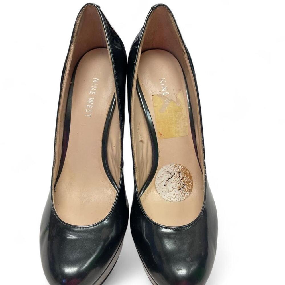 Nine west black patent leather